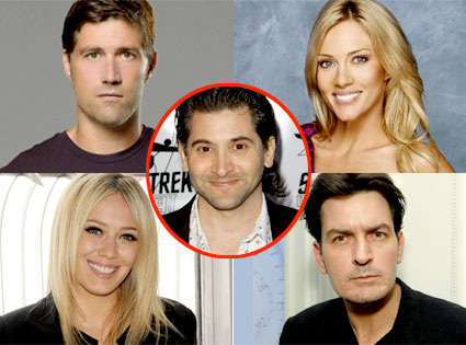 Matthew Fox, Rozlyn Papa, Hilary Duff, Charlie Sheen, Andrew Koenig Matthew Fox, Rozlyn Papa, Hilary Duff, Charlie Sheen, Andrew Koenig